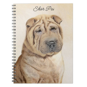 Carnet Peinture Shar Pei - Cute Original Chien Art