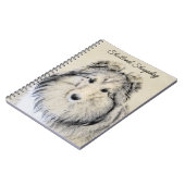 Carnet Peinture Shetland Sheepdog - Jolie art original ch (Côté gauche)