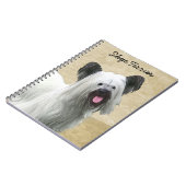 Carnet Peinture Skye Terrier - Cute Original Chien Art (Côté gauche)