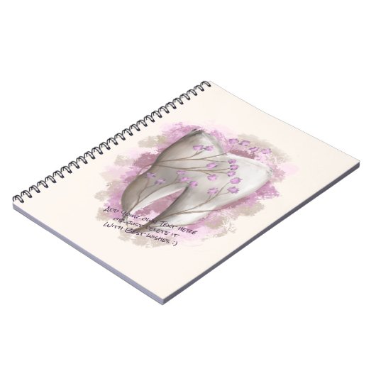 Carnet Peinture sur dents. Dentiste, Modèle adjoint denta (Côté gauche)