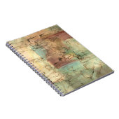 Carnet Peinture sur la Terre avec surface fissurée (Côté Droit)