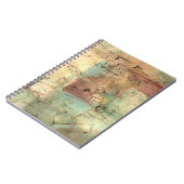 Carnet Peinture sur la Terre avec surface fissurée (Côté gauche)