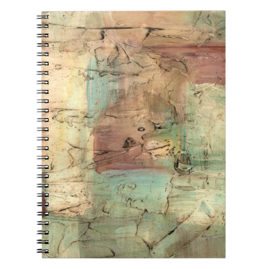 Carnet Peinture sur la Terre avec surface fissurée (Devant)