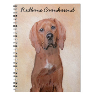 Carnet Peinture sur pilon rouge - jolie art original chie