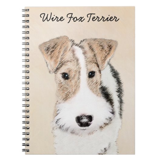 Carnet Peinture Terrier de Renard de fil - Cute Original (Devant)
