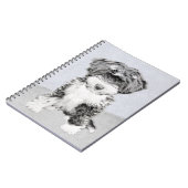 Carnet Peinture Tibétaine Terrier - Cute Original Chien A (Côté gauche)