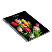 Carnet Peinture Tulip - Art Fleur original (Côté Droit)