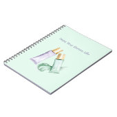 Carnet Peinture violette menthe Rêve de vie (Côté gauche)