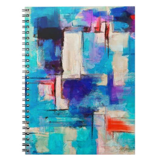 Carnet Peinture vive dessinée à la main, arrière - plan e (Devant)