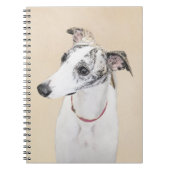 Carnet Peinture Whippet - Jolie art original chien (Devant)