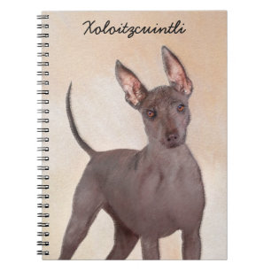 Carnet Peinture Xoloitzcuintli - Cute Original Chien Art