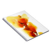 Carnet Peintures florales abstraites 2 d'aquarelle (Côté Droit)