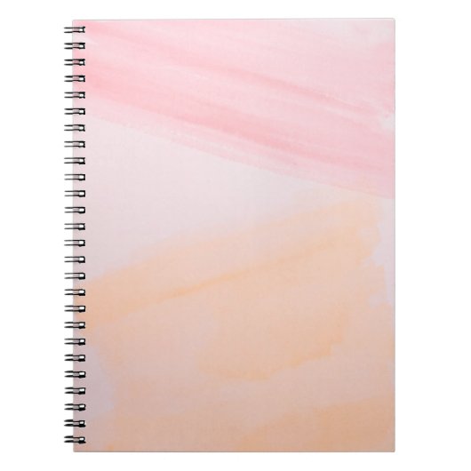 Carnet Peintures rose et orange (Devant)