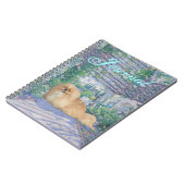 Carnet Pékingese en lavande (Côté gauche)