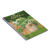 Carnet Pékinois dans le jardin (Côté Droit)