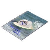 Carnet Pékinois en train de surfer (Côté gauche)