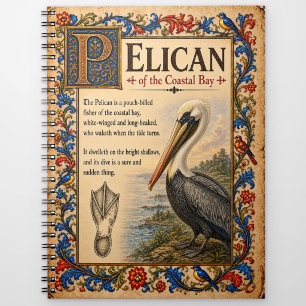 Carnet Pélican, Art de Bestiaire Médiéval