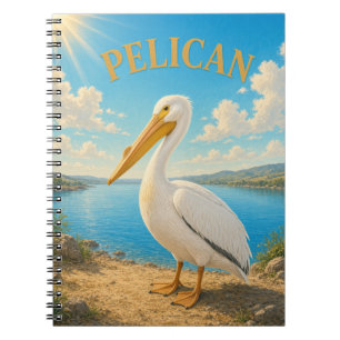Carnet Pelican Bay Coastal Aquarelle GeoSaga