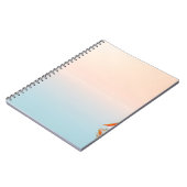 CARNET PELICAN BLANC SUR LE CORPS D'EAU (Côté gauche)