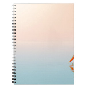 CARNET PELICAN BLANC SUR LE CORPS D'EAU