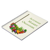 Carnet Pelle à légumes thème ferme (Côté gauche)