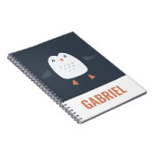Carnet peluche festive drôle personnalisée pour enfants p (Côté Droit)
