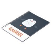 Carnet peluche festive drôle personnalisée pour enfants p (Côté gauche)