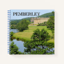 Pemberley dans le Derbyshire Spiral Notebook