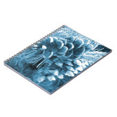 Carnet Pénecone bleu glacé primitif (Côté gauche)