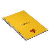 Carnet Penelope Heart Jaune (Côté Droit)