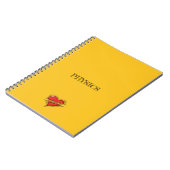 Carnet Penelope Heart Yellow (Côté gauche)