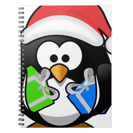 Carnet Penguin avec cadeaux (Devant)