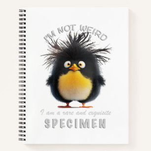 Carnet Penguin Je ne suis pas bizarre Je suis Rare Exquis