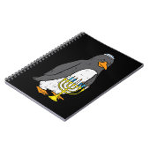 Carnet Penguin juif Penguin Menorah Animal Hanoukka Paj (Côté gauche)