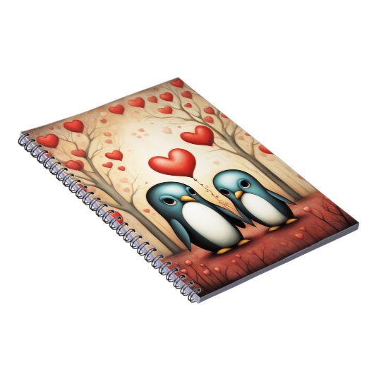 Carnet Penguin Love 3 (Côté Droit)