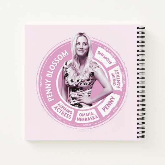 Carnet Penny Blossom Info Graphique (Dos)