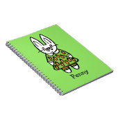 Carnet Penny le lapin personnalisé (Côté Droit)