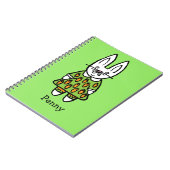 Carnet Penny le lapin personnalisé (Côté gauche)