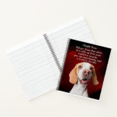 Carnet Pensée de chien drôle (Intérieur)