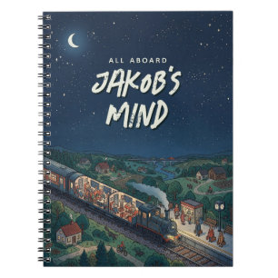 Carnet Pensée personnalisée Train de nuit à bord