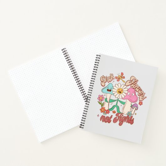 Carnet Pensée Positive - Des Fleurs De Choix, Pas Des Com (Intérieur)
