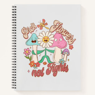 Carnet Pensée Positive - Des Fleurs De Choix, Pas Des Com