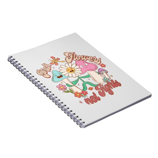 Carnet Pensée Positive - Des Fleurs De Choix, Pas Des Com (Côté Droit)