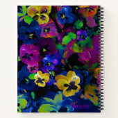 Carnet "Pensées" [abstrait 2] (Dos)