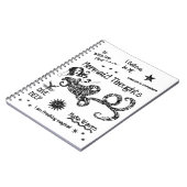 Carnet Pensées de sirène (Côté gauche)