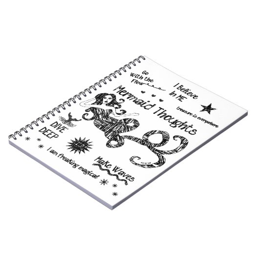 Carnet Pensées de sirène (Côté gauche)