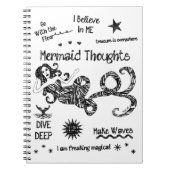 Carnet Pensées de sirène (Devant)