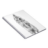 Carnet Pensées dorées dans une lumière grise (Côté Droit)