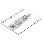 Carnet Pensées dorées dans une lumière grise (Côté gauche)