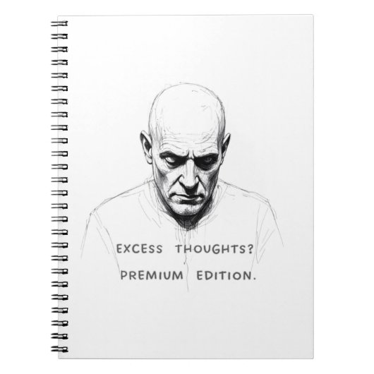 Carnet Pensées Excessives ? Édition Premium (Devant)